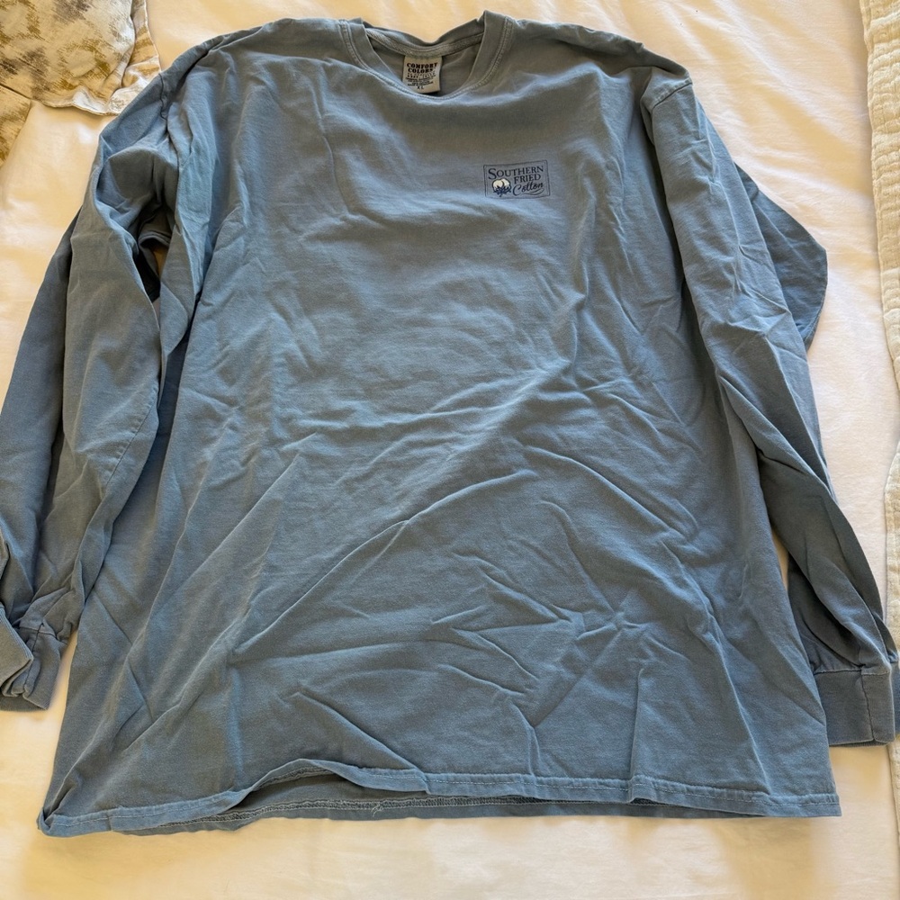 The Southern Shirt Company Slate Blue Long Sleeve Tee